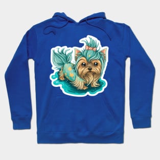 Yorkie Mermy Hoodie